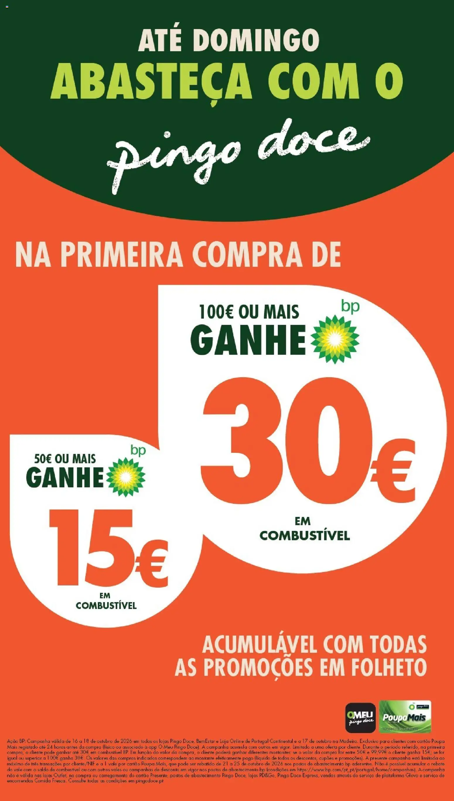 Pré-visualização do folheto da loja Pingo Doce válida a partir de 16/10/2026