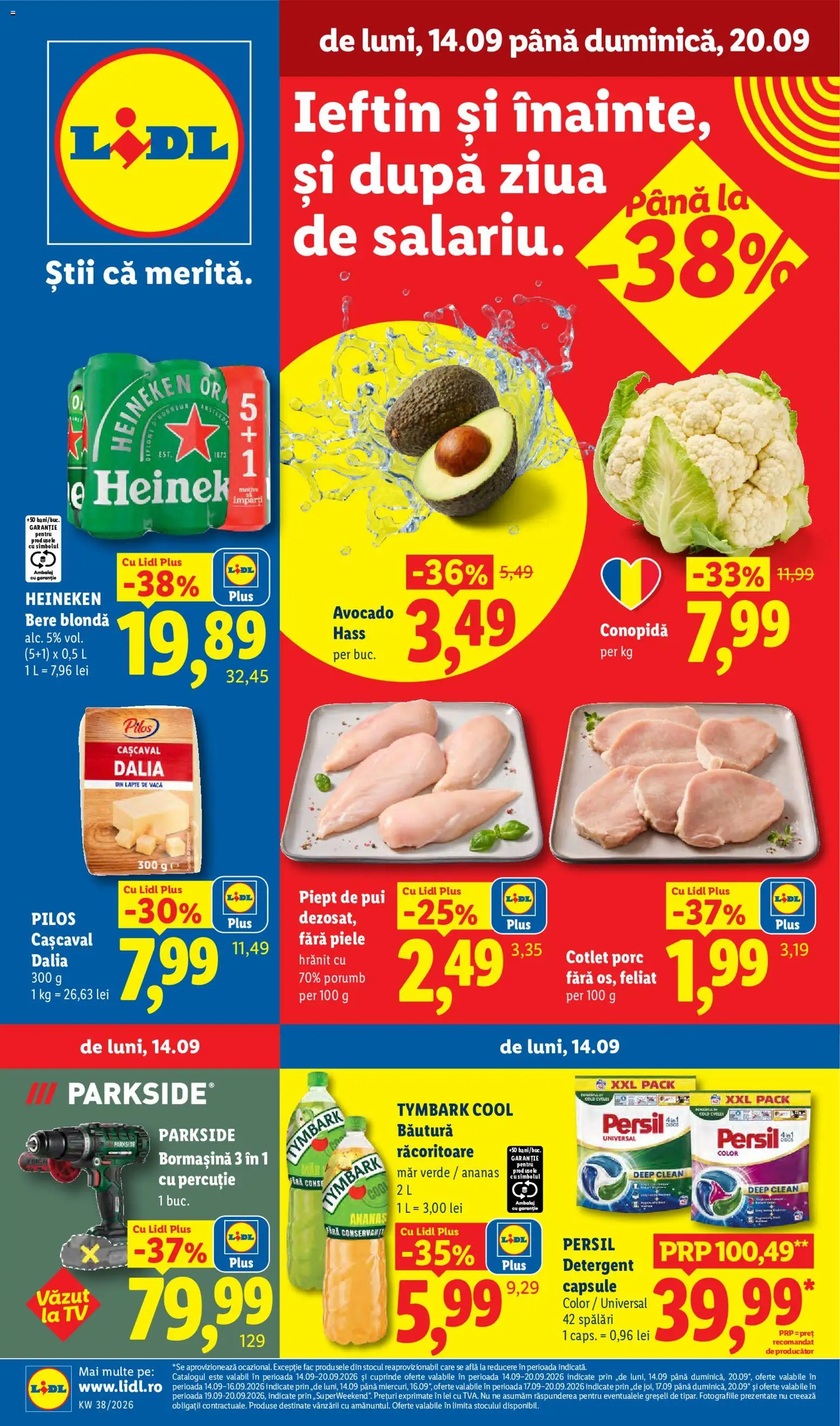 Previzualizarea de cataloage: Lidl Lidl Catalog valabil de la 14.09.2026