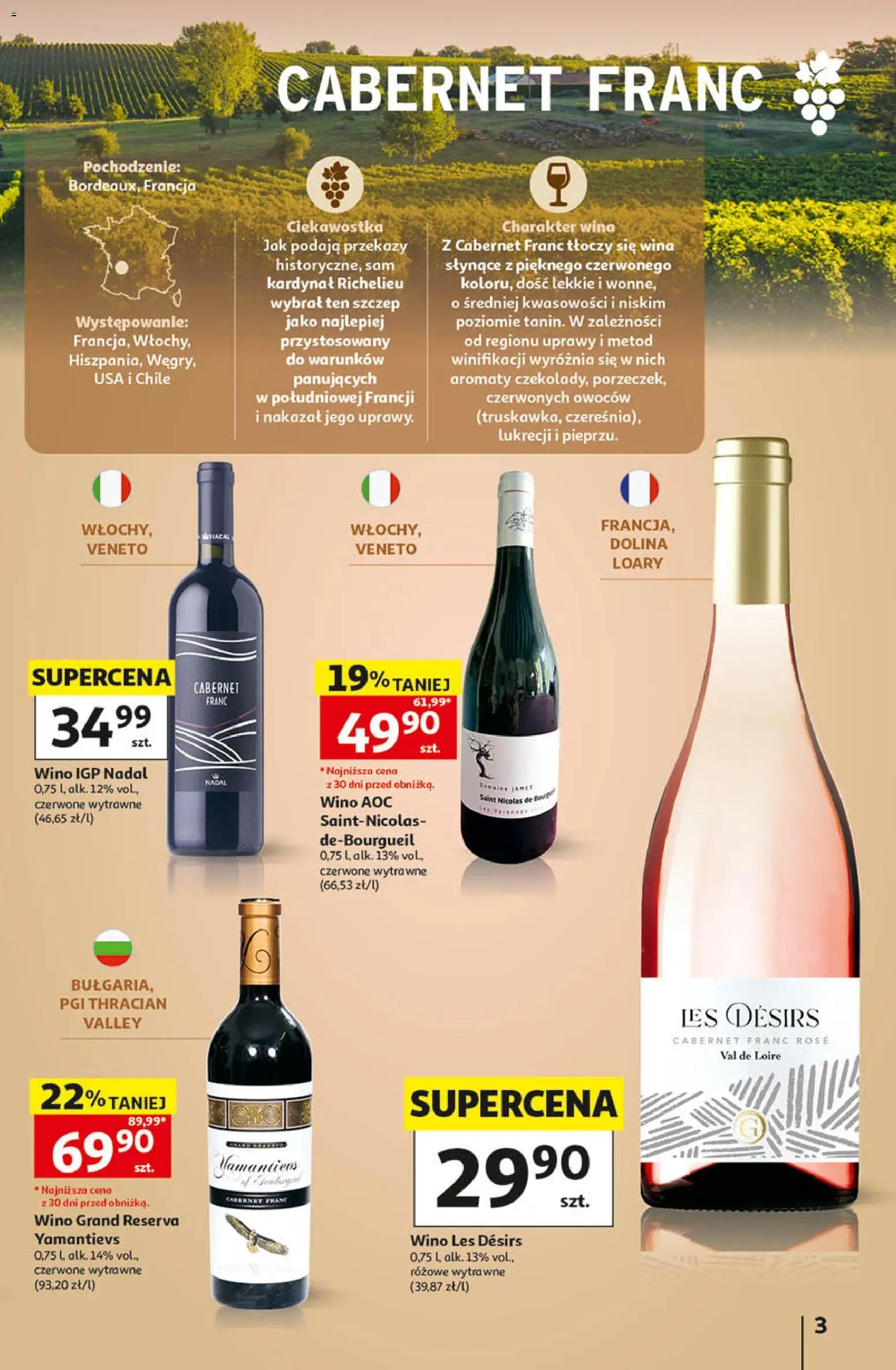 Pogląd gazetki "Auchan gazetka - Katalog Wino" ze sklepu Auchan ważnej od 05.10.2026 - Wino