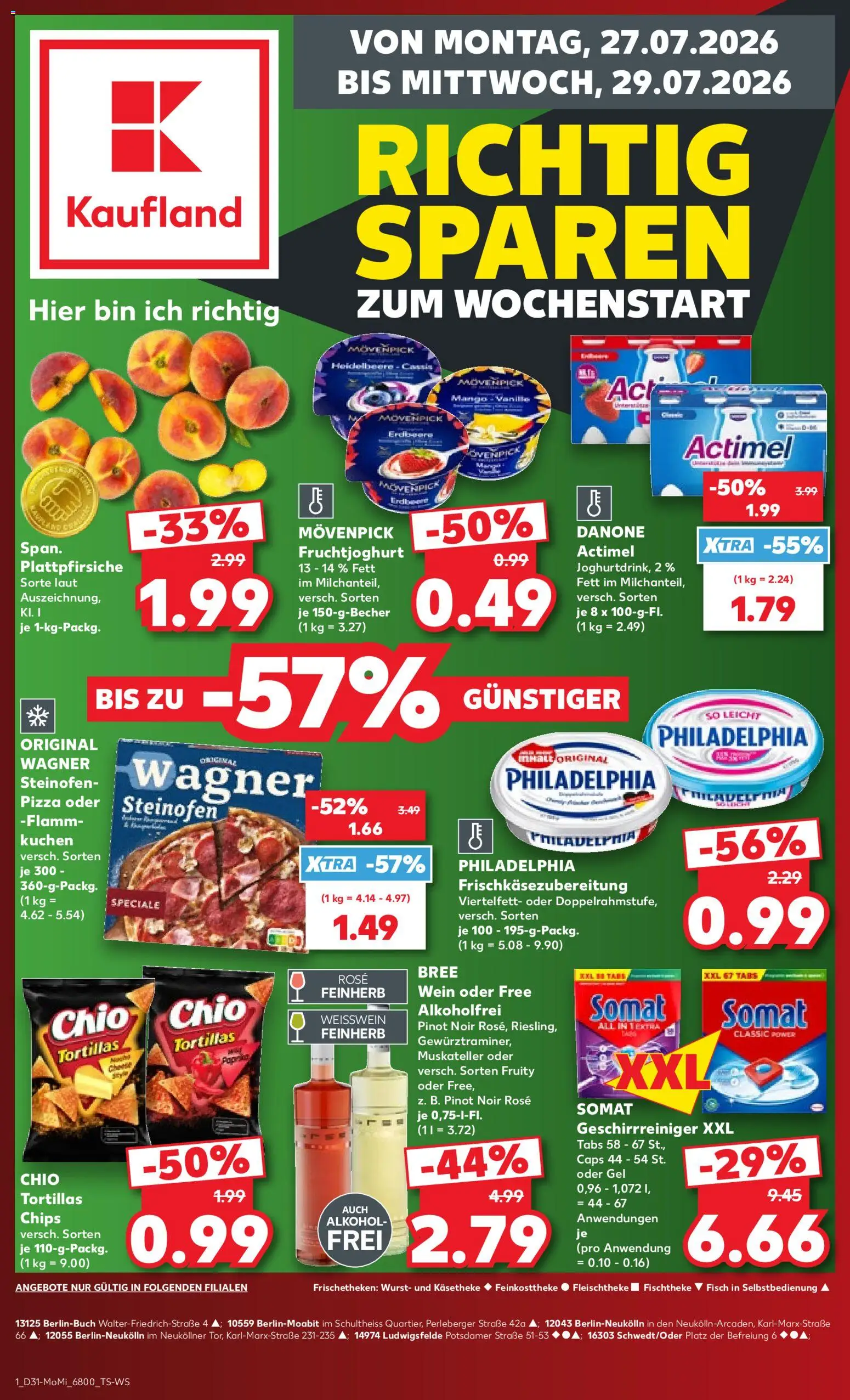 Vorschau von dem Prospekt des Geschäftes Kaufland, gültig ab dem 27.07.2026