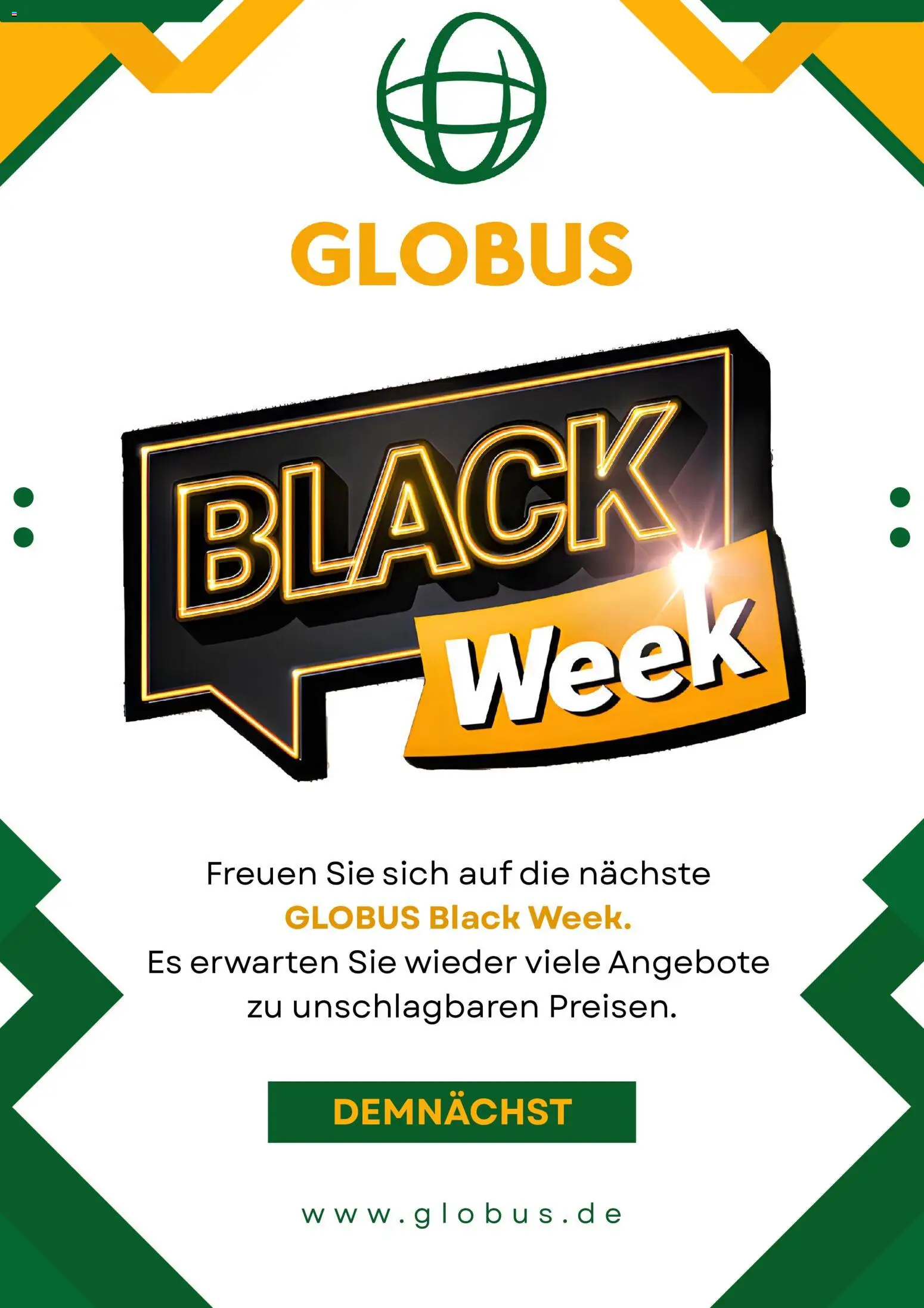 Vorschau von dem Prospekt des Geschäftes Globus, gültig ab dem 28.10.2026