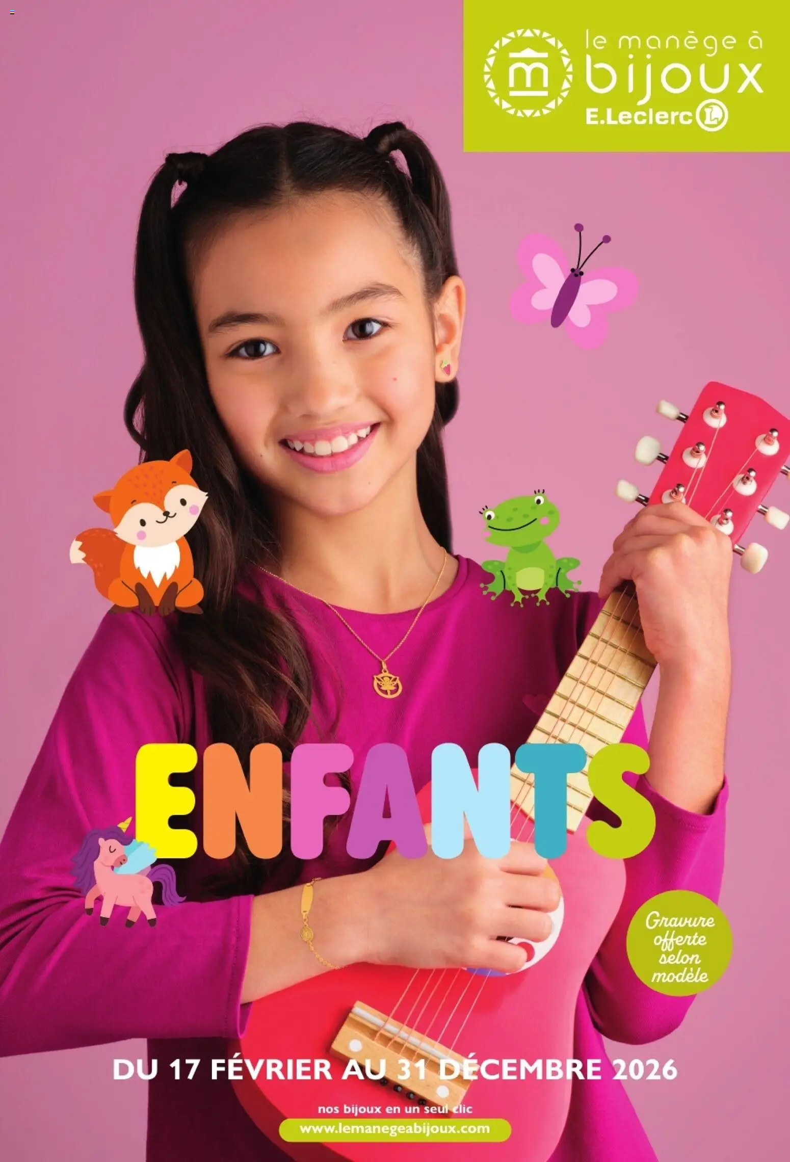 Prévisualisation de Bijoux enfants du magasin E.Leclerc formulaire valide 17/02/2026
