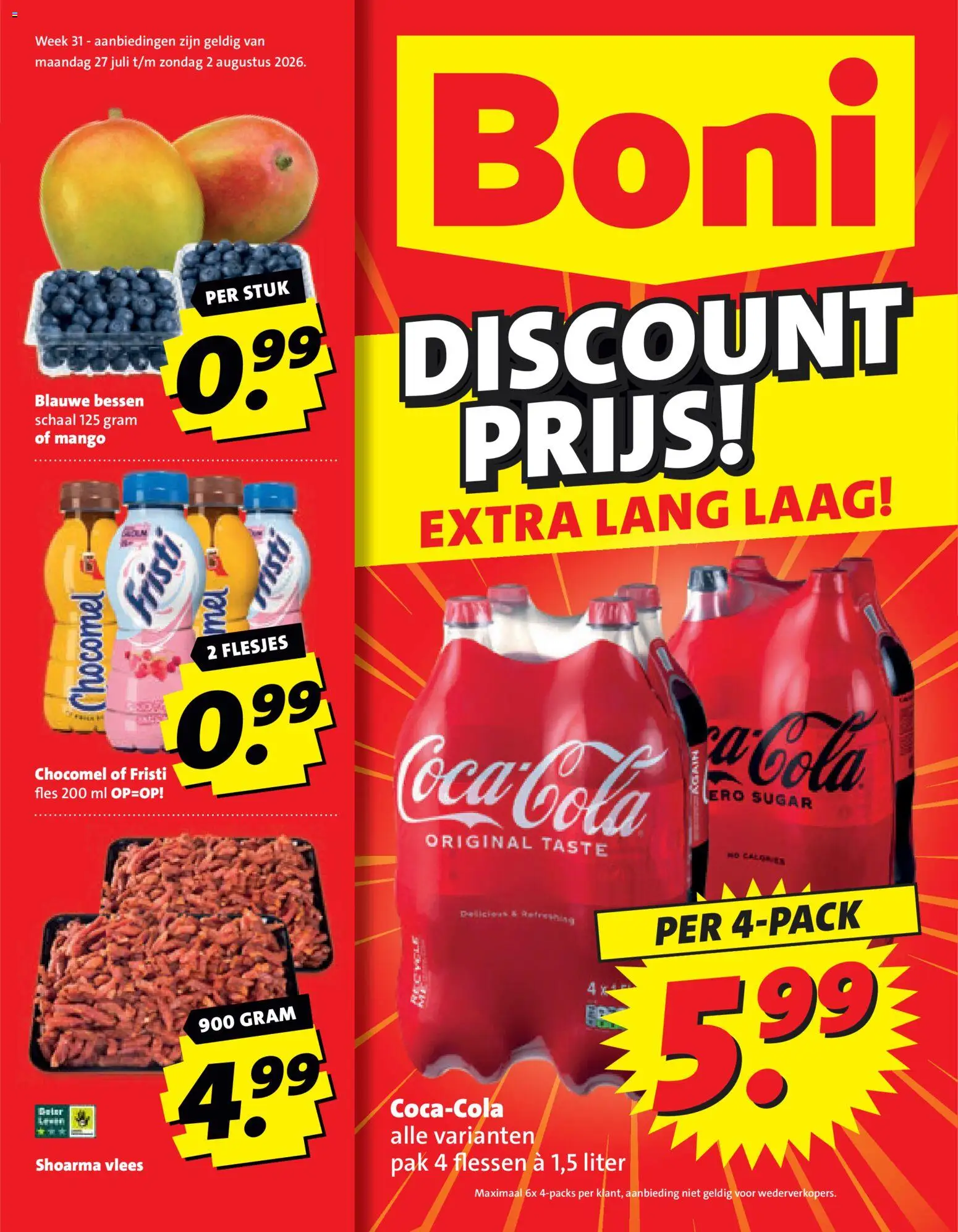 Voorbeeld van Boni folder week 31 van winkel Boni geldig vanaf 27-07-2026