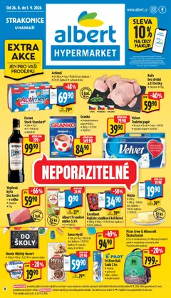 Náhled nabídky: Albert Albert leták - Hypermarket - Strakonice platný od 26.08.2026