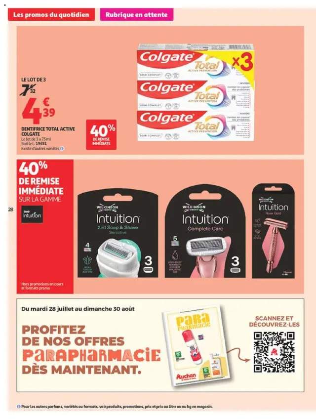 Nouveau catalogue Auchan à partir du 11/08