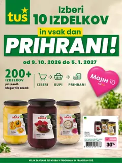 Predogled kataloga iz trgovine Tuš veljaven od 09.10.2026