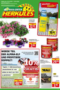 Vorschau von dem Prospekt des Geschäftes HERKULES, gültig ab dem 18.05.2026