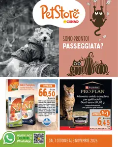 Anteprima dell'opuscolo Conad volantino PetStore Lombardia dal negozio Conad valido da 07/10/2026