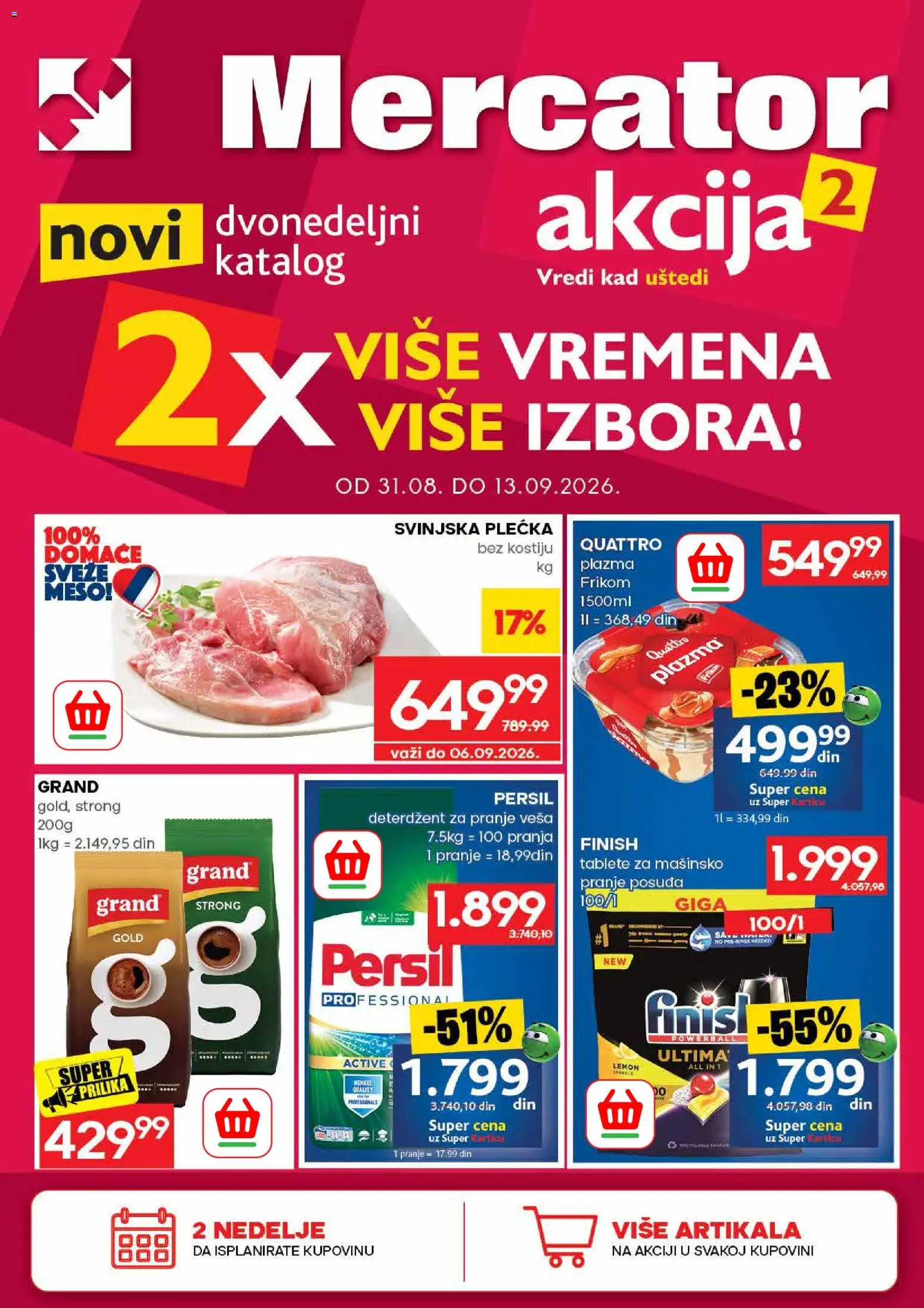 Pregled Mercator kataloga - važi od 31.08.2026