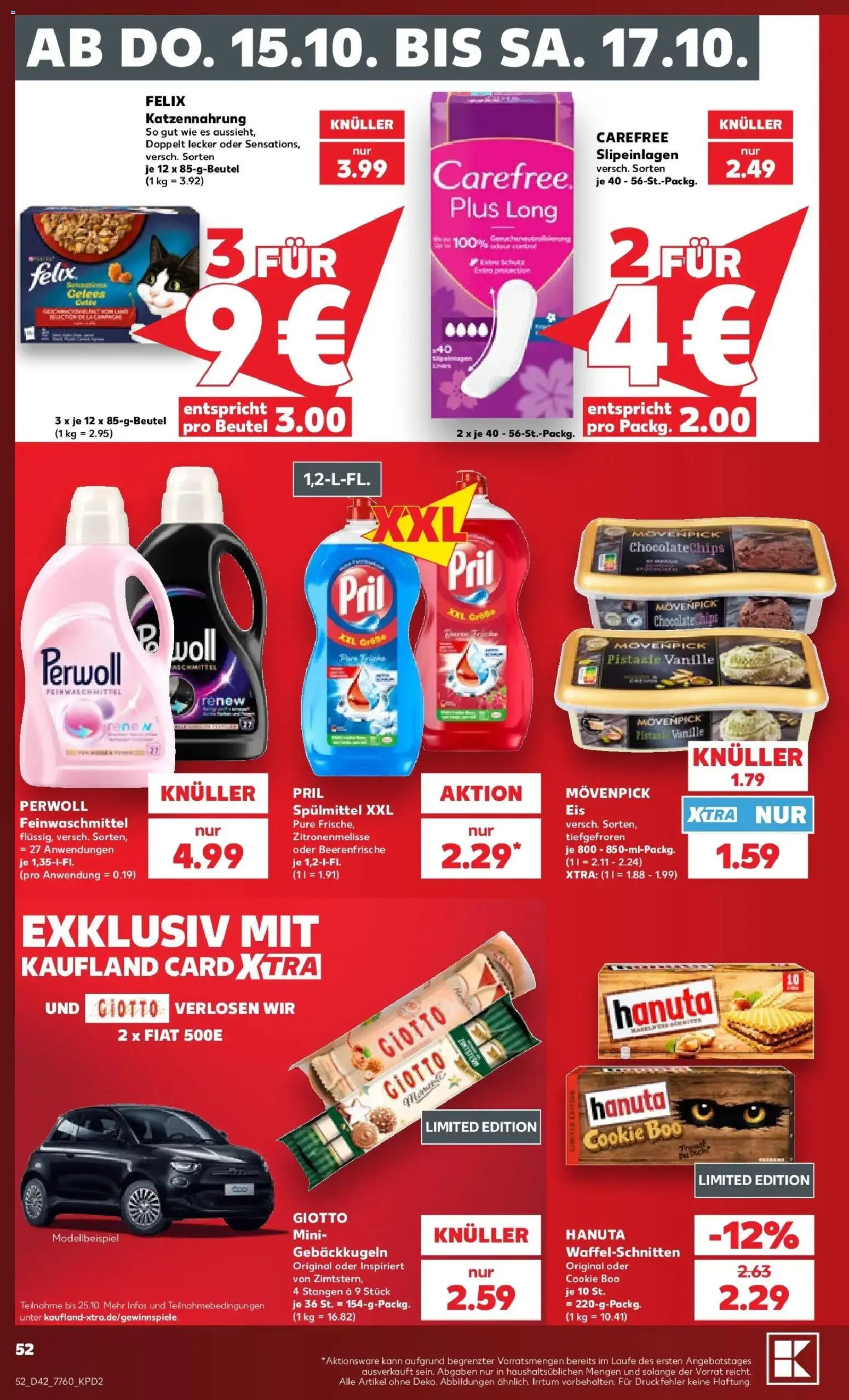 Vorschau von dem Prospekt des Geschäftes Kaufland, gültig ab dem 12.10.2026 - Vanille, Perwoll, Pril