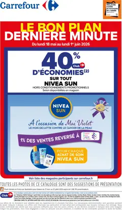 Prévisualisation de Carrefour Le bon plan derniere minute du magasin Carrefour formulaire valide 18/05/2026