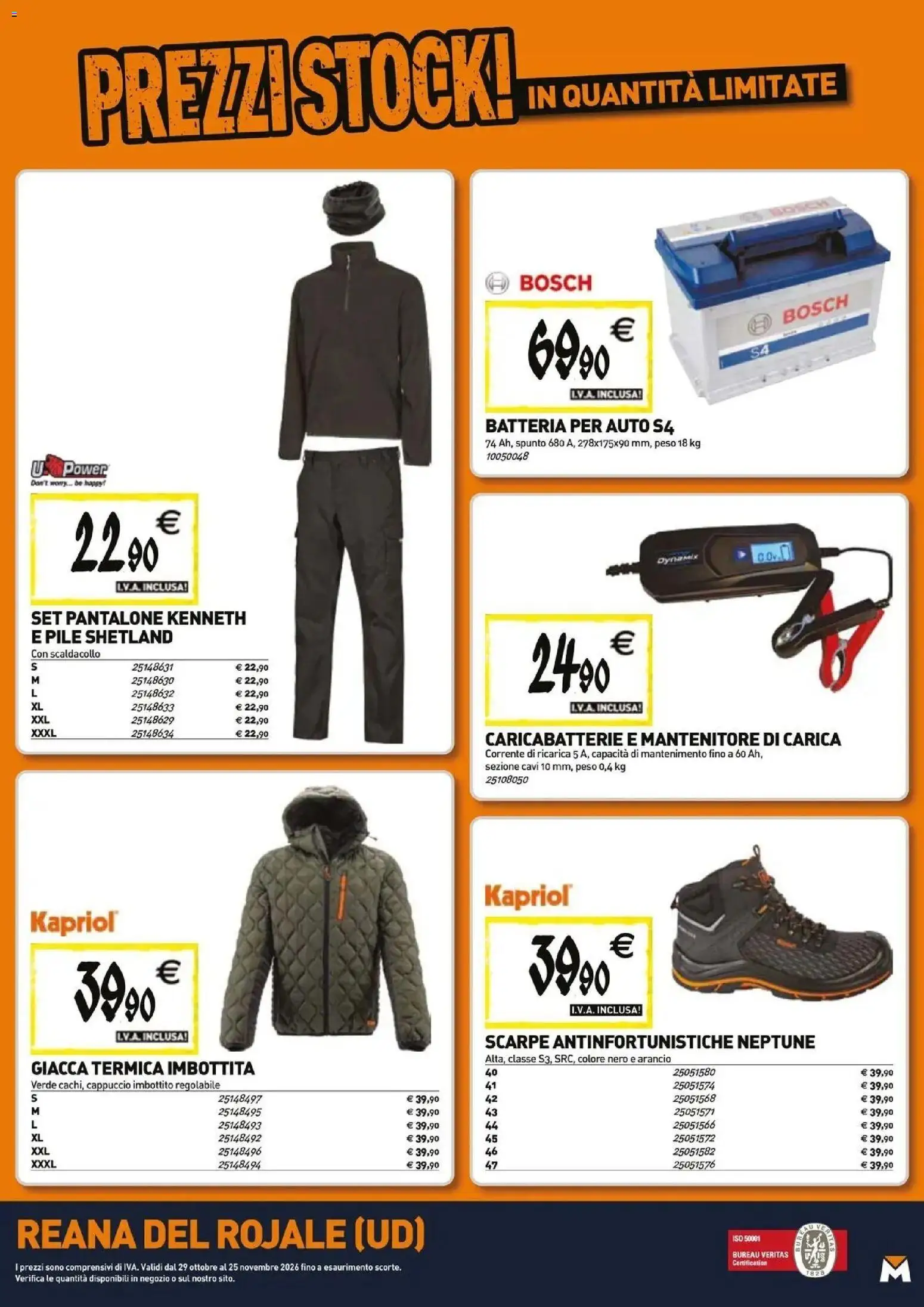 Anteprima dell'opuscolo TECNOMAT catalogo Reana del Rojale dal negozio TECNOMAT valido da 29/10/2026