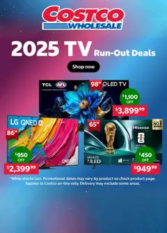 Preview of Costco Catalogue - 2025 TV Run-Out Deals - valid from 06.05.2026