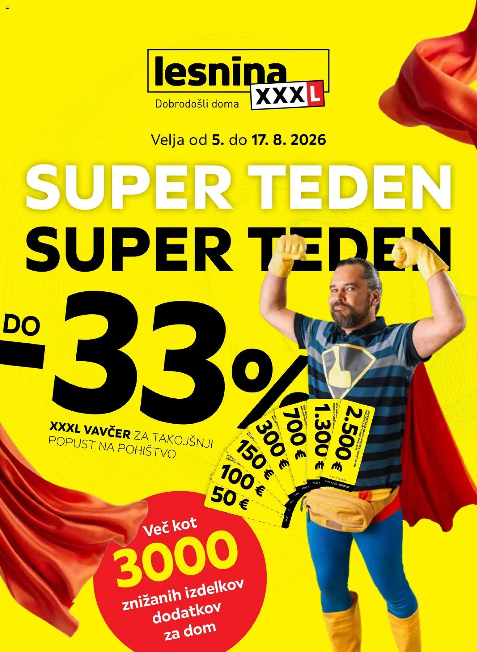 Predogled kataloga iz trgovine XXXL Lesnina veljaven od 05.08.2026