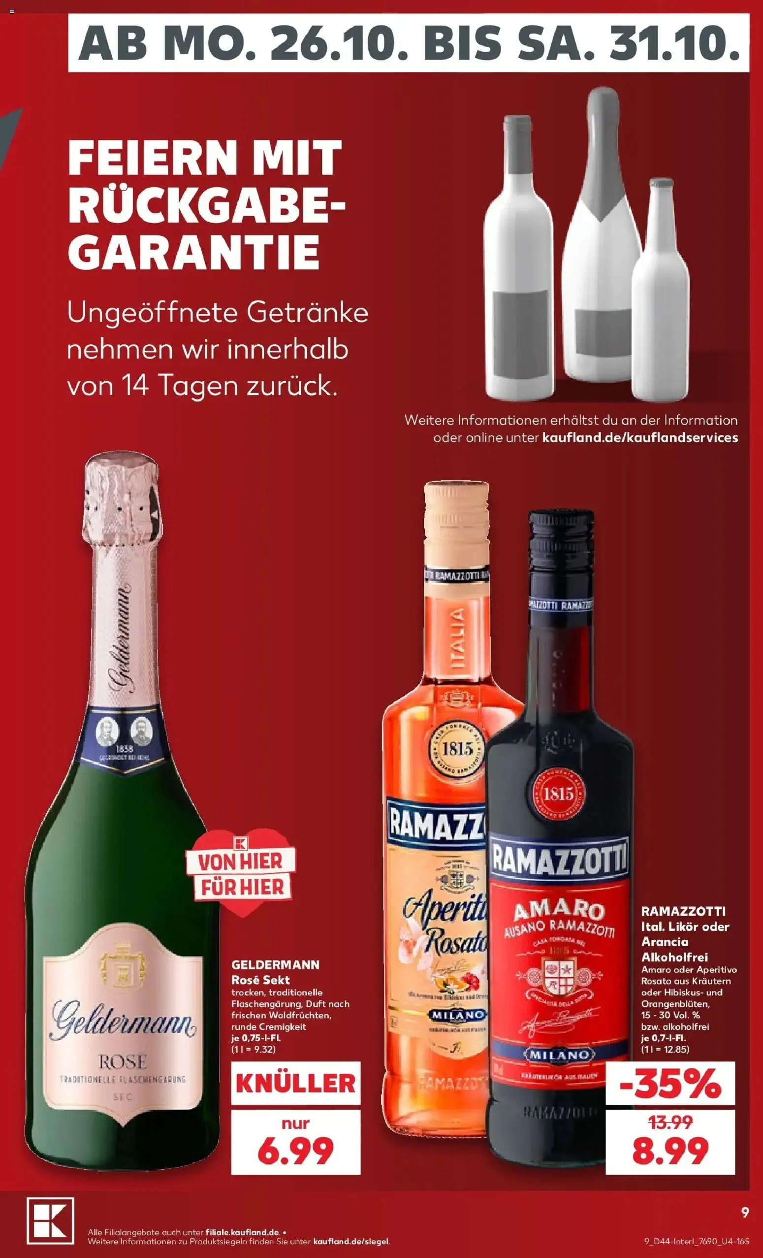 Vorschau von dem Prospekt des Geschäftes Kaufland, gültig ab dem 26.10.2026