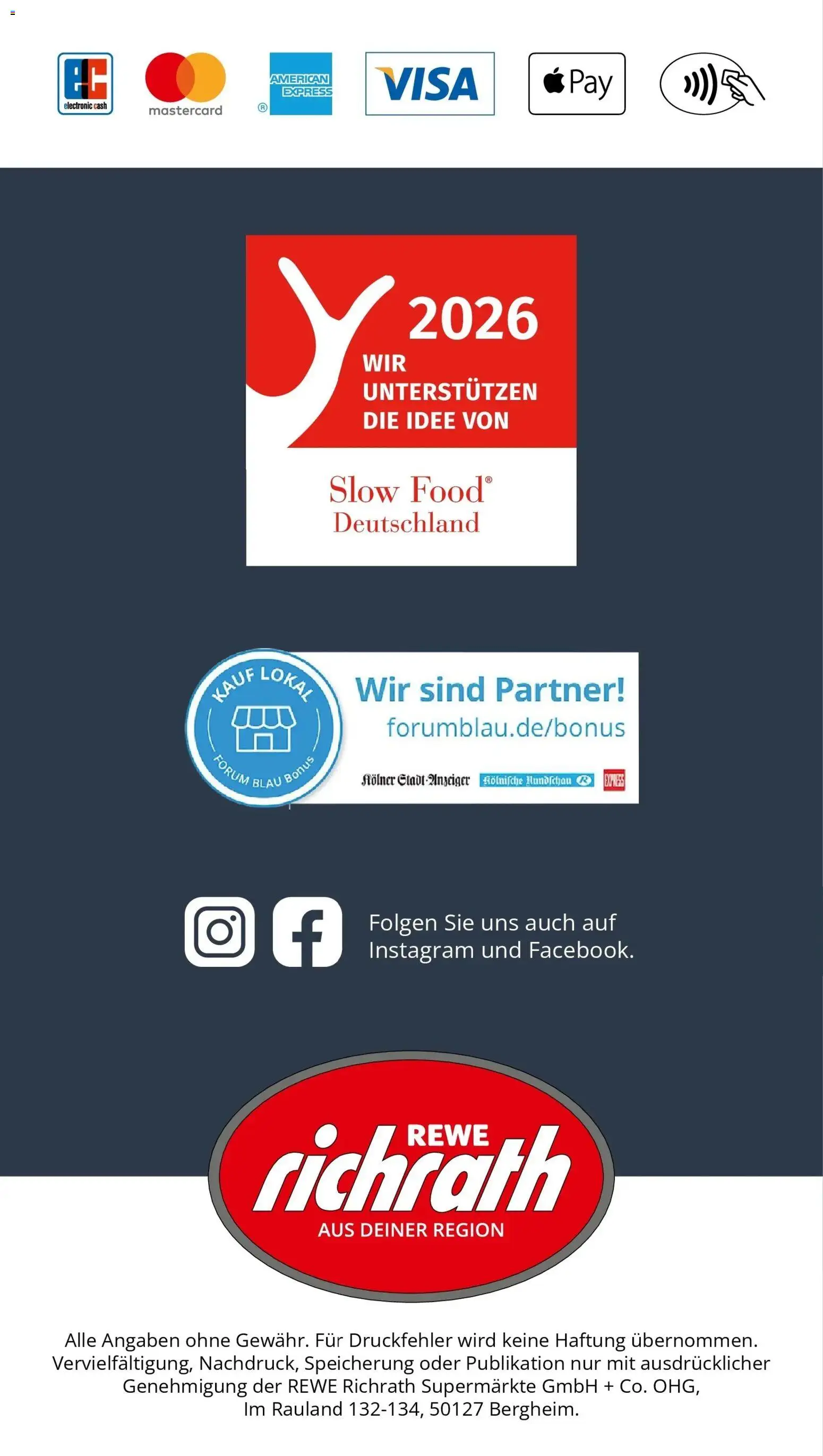 Vorschau von dem Prospekt des Geschäftes Rewe, gültig ab dem 26.10.2026