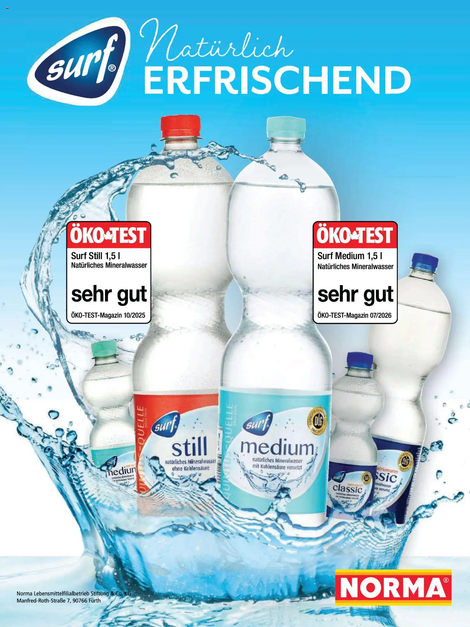 Vorschau von dem Prospekt des Geschäftes Norma, gültig ab dem 14.09.2026 - Mineralwasser