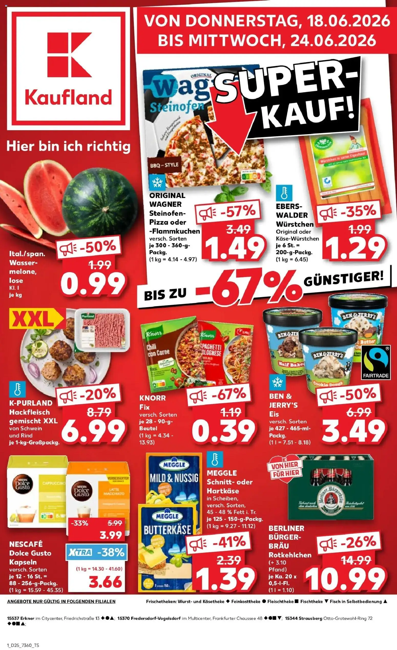 Vorschau von dem Prospekt des Geschäftes Kaufland, gültig ab dem 18.06.2026