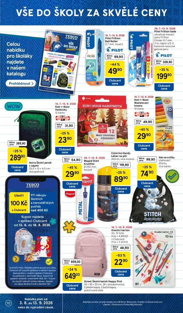 Nový Tesco leták od 12.08.