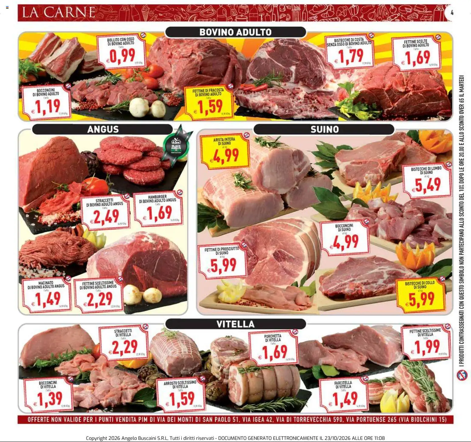 Anteprima dell'opuscolo PIM Supermercati volantino dal negozio PIM Supermercati valido da 23/10/2026
