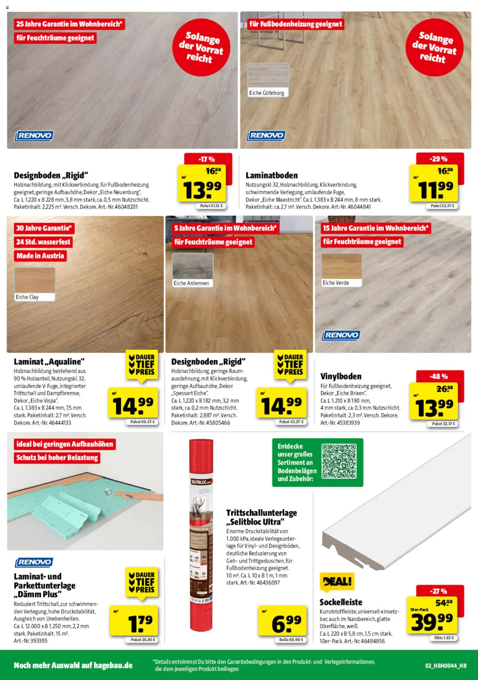 Vorschau von dem Prospekt des Geschäftes Hagebau, gültig ab dem 24.10.2026