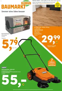 Vorschau von dem Prospekt des Geschäftes Globus Baumarkt, gültig ab dem 19.10.2026