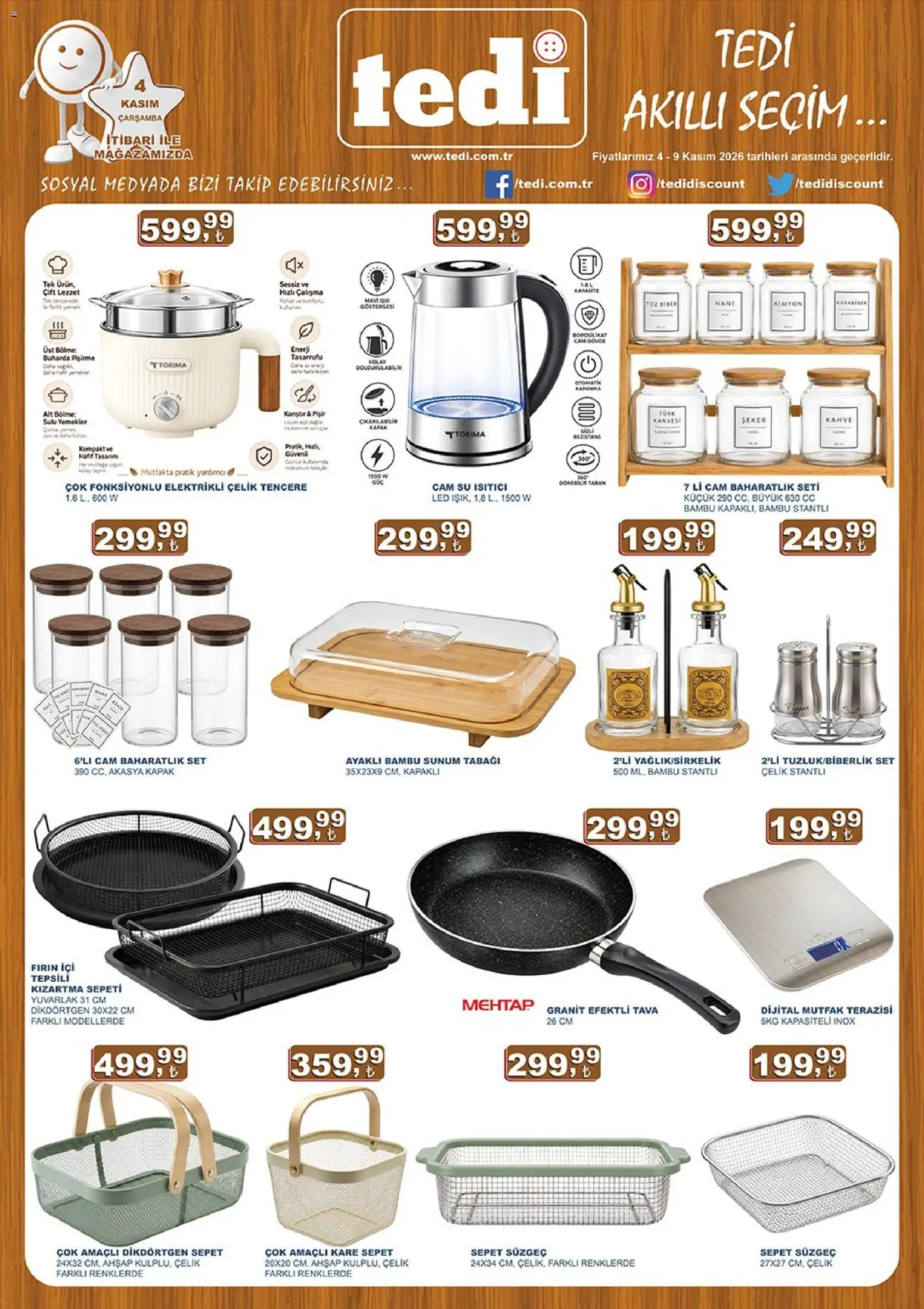 Tedi Tedi Katalog 04.11.2026 - Broşürünün önizlemesi