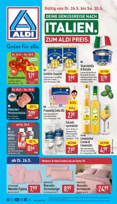 Vorschau von dem Prospekt des Geschäftes Aldi, gültig ab dem 26.05.2026