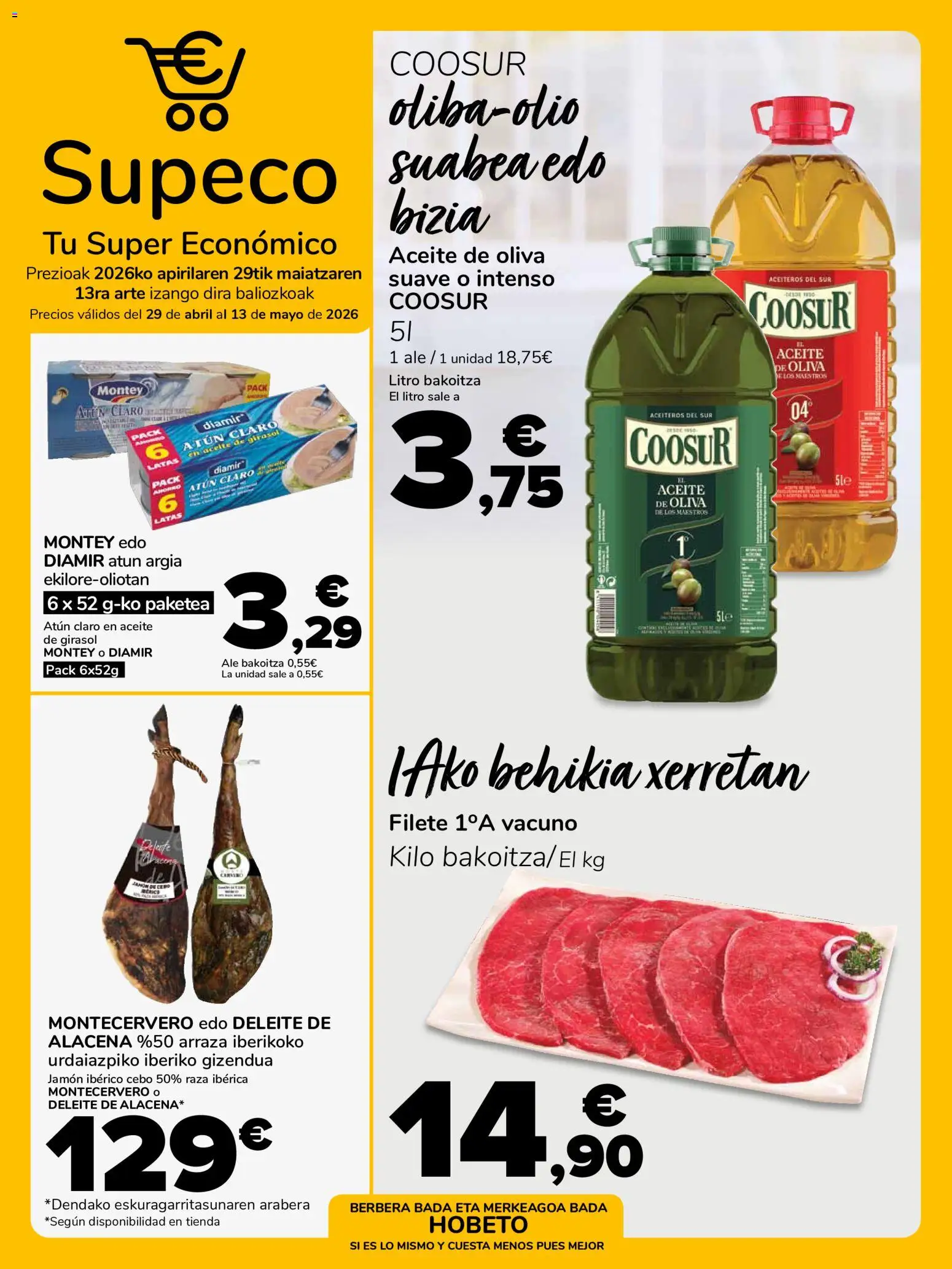 Vista previa del folleto de la tienda Supeco válido desde el 29/04/2026 