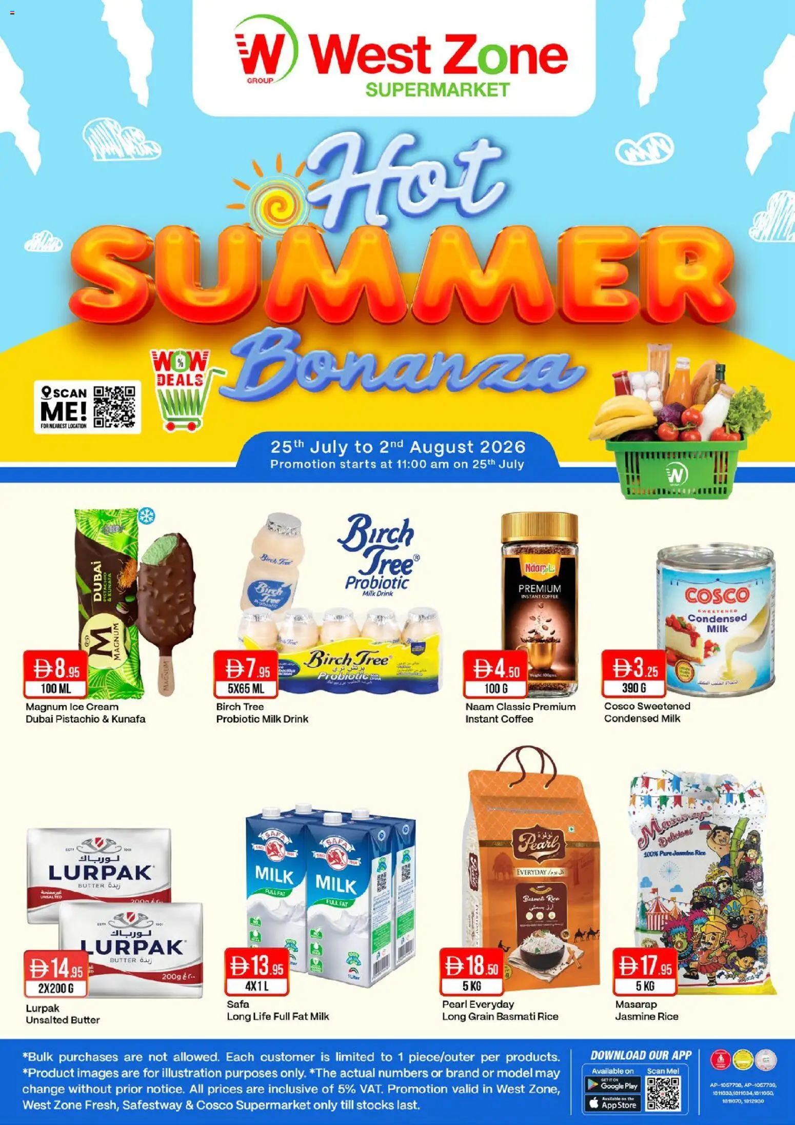 Preview of the catalogue Westzone Supermarket catalogue of store Westzone Supermarket valid from 25 Jul, 2026