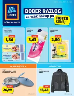 Predogled kataloga iz trgovine Hofer veljaven od 09.09.2026