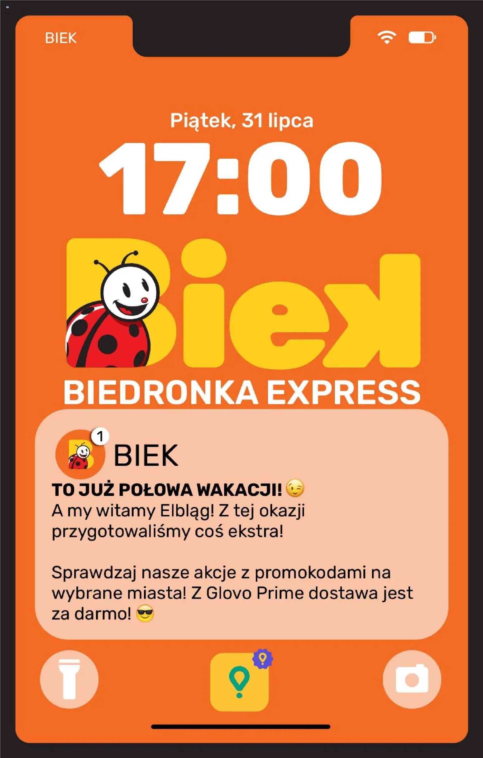 Pogląd gazetki "Biedronka gazetka - Biek" ze sklepu Biedronka ważnej od 31.07.2026