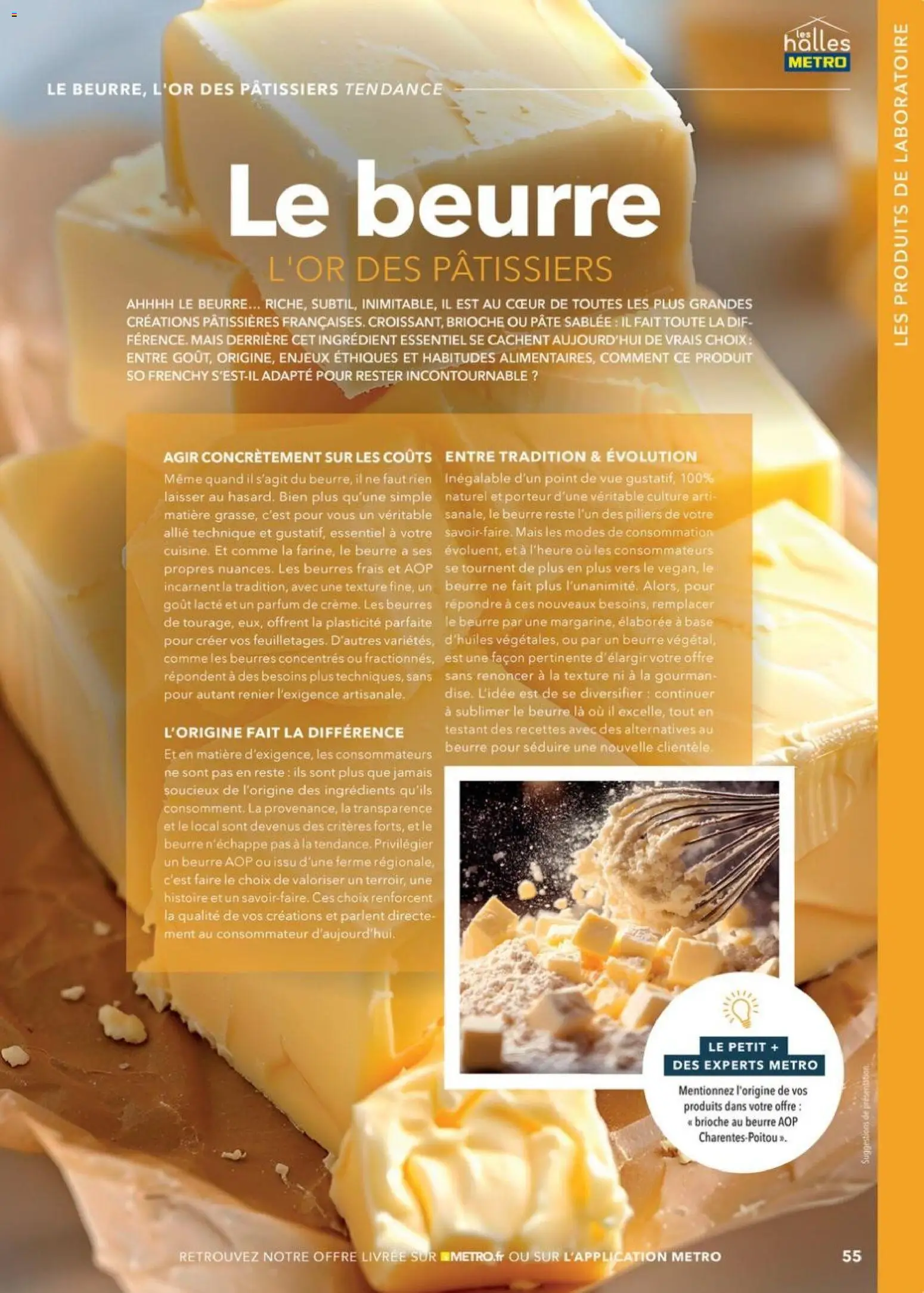 Prévisualisation de Boulangers Pâtissiers du magasin METRO formulaire valide 30/04/2026 - Parfum, Mais, Brioche, Pâte, Beurre, Base, Ingrédients