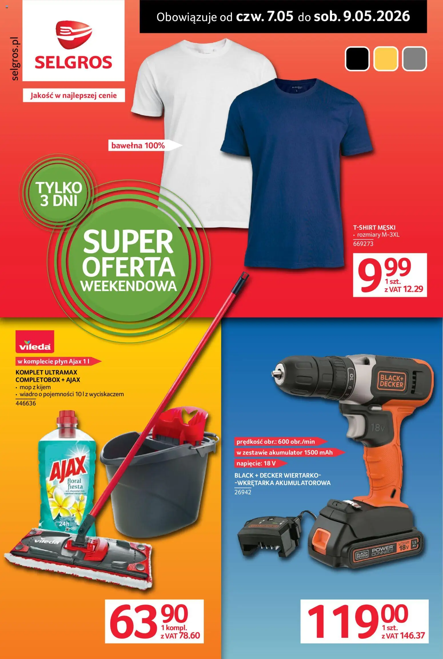 Pogląd gazetki "Selgros cash&carry gazetka - Oferta weekendowa" ze sklepu Selgros cash&carry ważnej od 07.05.2026