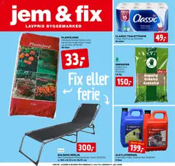 Forhåndsvis Jem & Fix kundeavis fra butikk Jem & Fix gyldig fra 05/07/2026