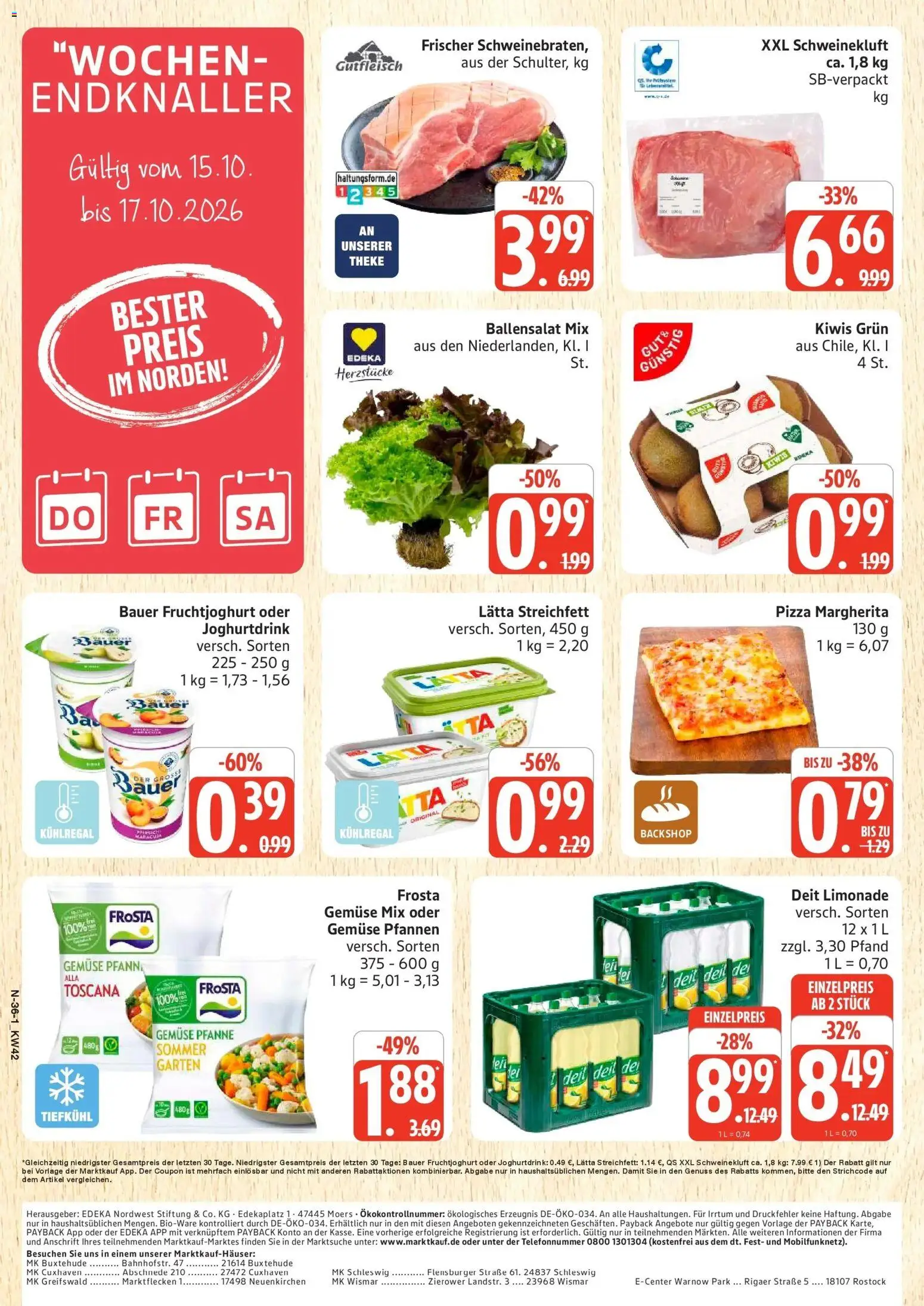 Vorschau von dem Prospekt des Geschäftes Edeka, gültig ab dem 12.10.2026