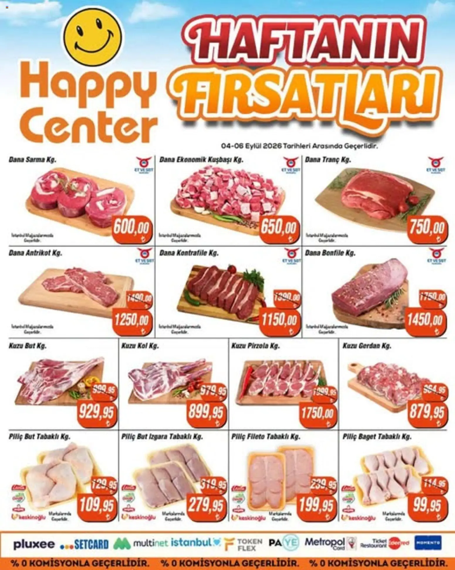Happy Center Happy Center - Kasap 04.09.2026 - Broşürünün önizlemesi