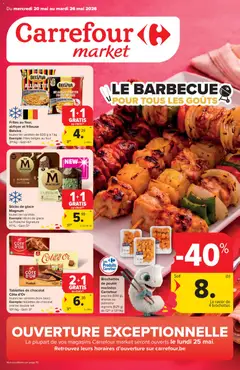 Prévisualisation de Carrefour market Folder de la semaine 21 du magasin Carrefour market formulaire valide 20/05/2026