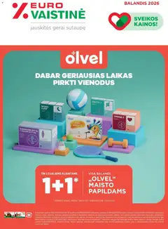 EUROVAISTINĖ parduotuvės leidinio EUROVAISTINĖ leidinys galiojančio nuo 2026.03.31 peržiūra