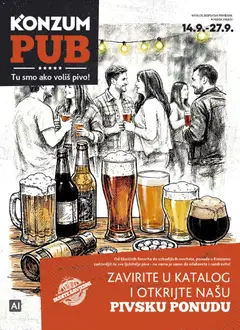 Konzum HR - Konzum HR Tematski katalog Pub megtekintése, amely érvényes 2026.09.14.-től