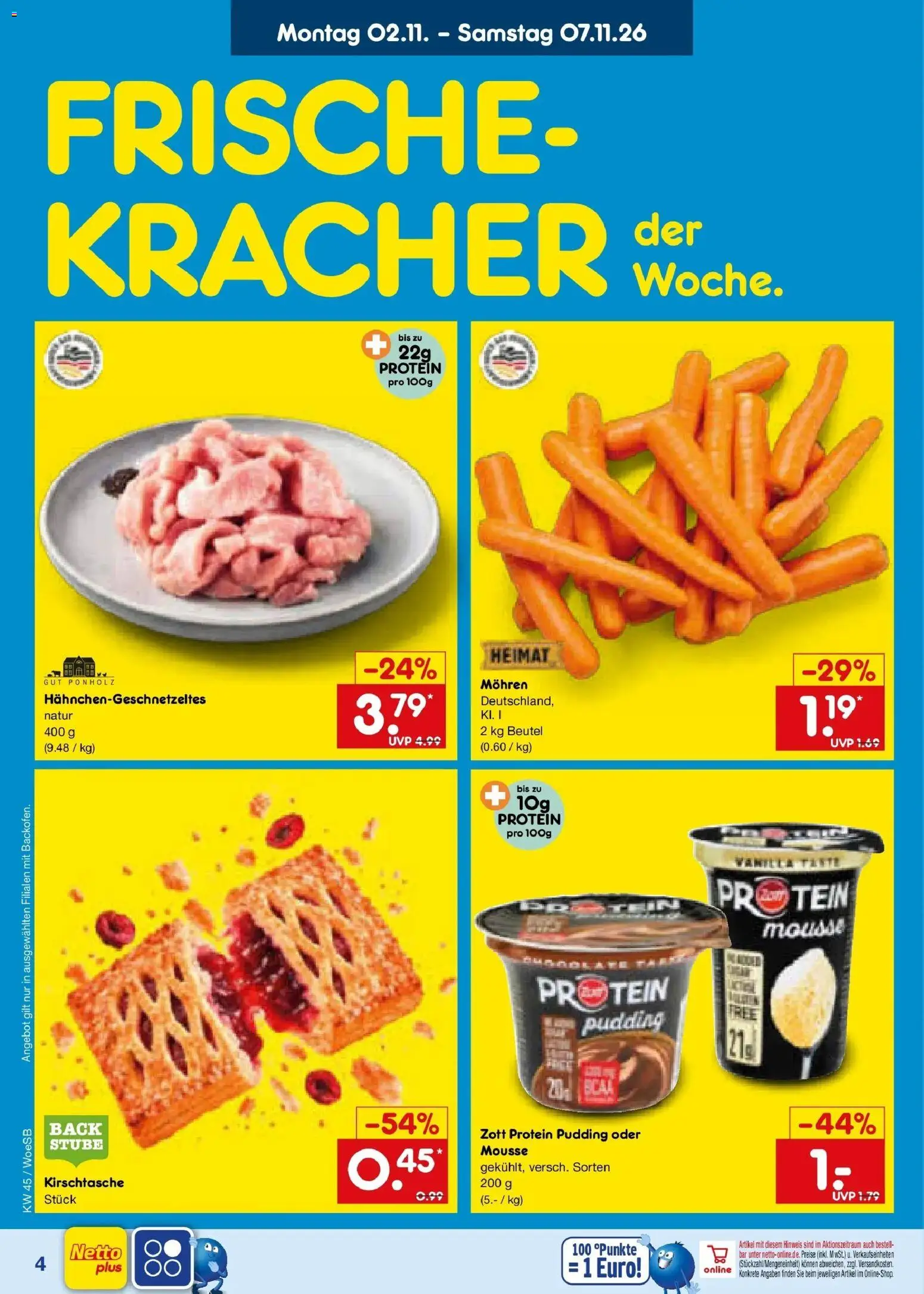 Vorschau von dem Prospekt des Geschäftes Netto Marken-Discount, gültig ab dem 02.11.2026 - Pudding, Mohren