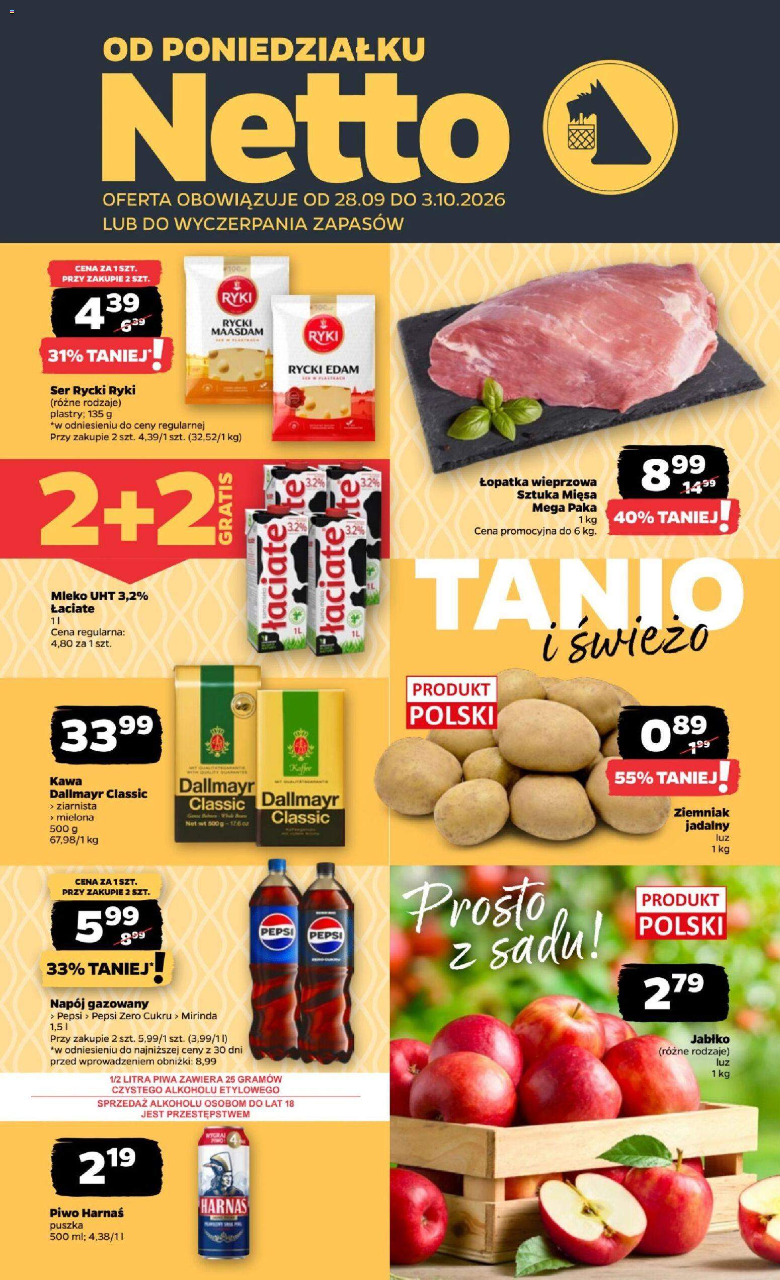 Nowa gazetka Netto 28.09.