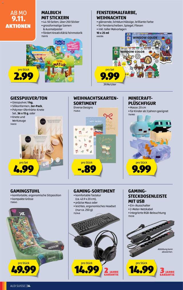 Neue Aldi Aktionen ab 05.11.