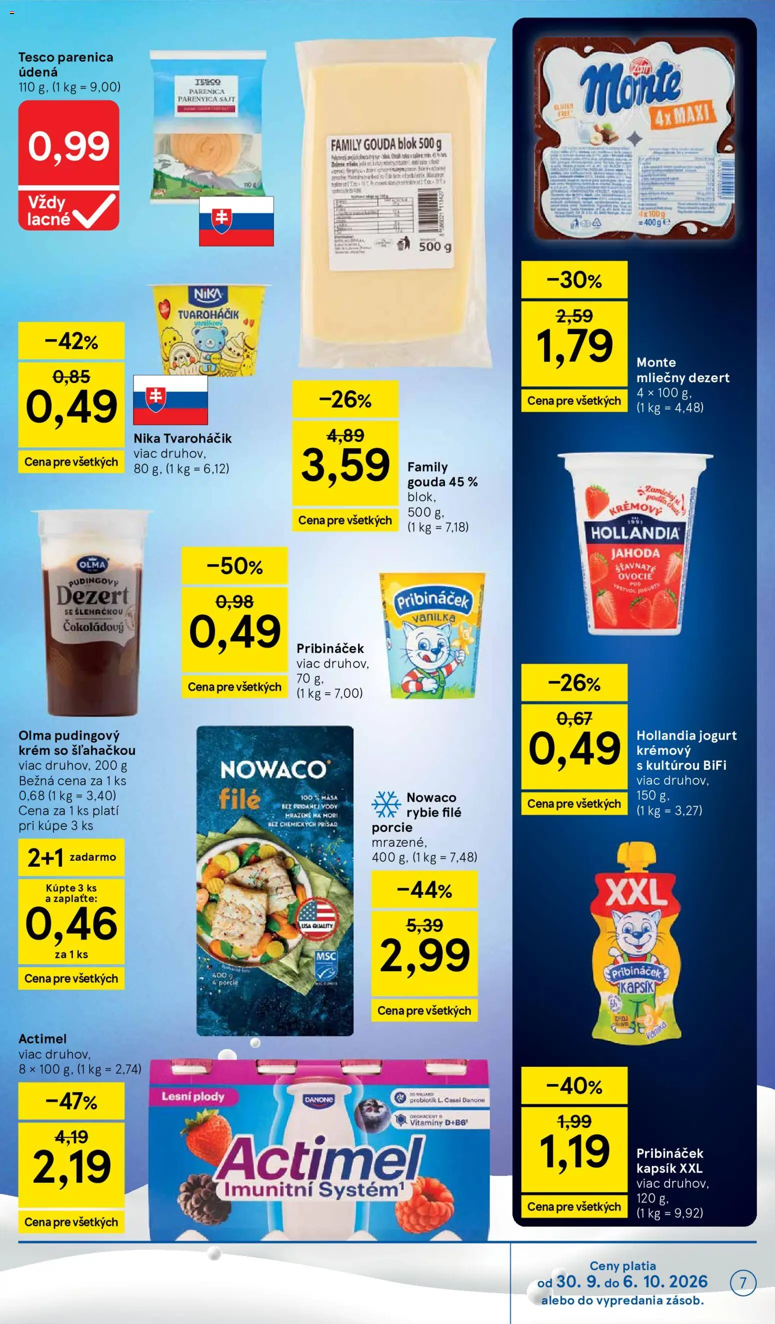 Náhľad Tesco letáku platného od 30.09.2026