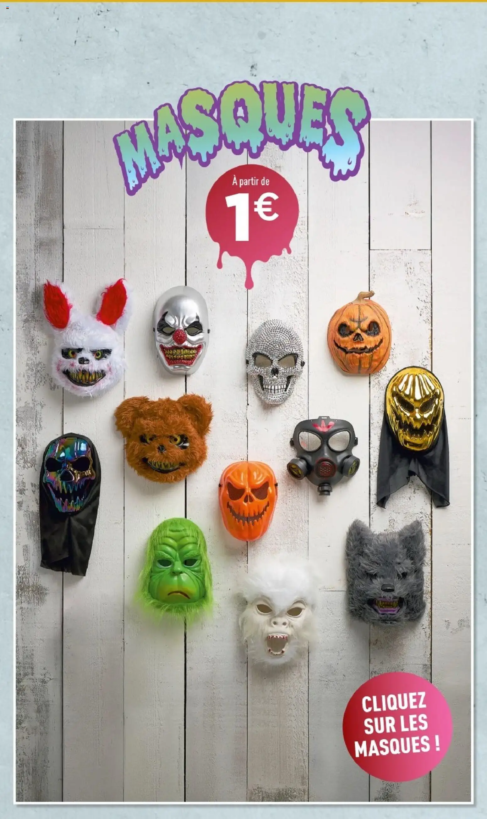 Prévisualisation de Centrakor catalogue du magasin Centrakor formulaire valide 19/10/2026 - Masques