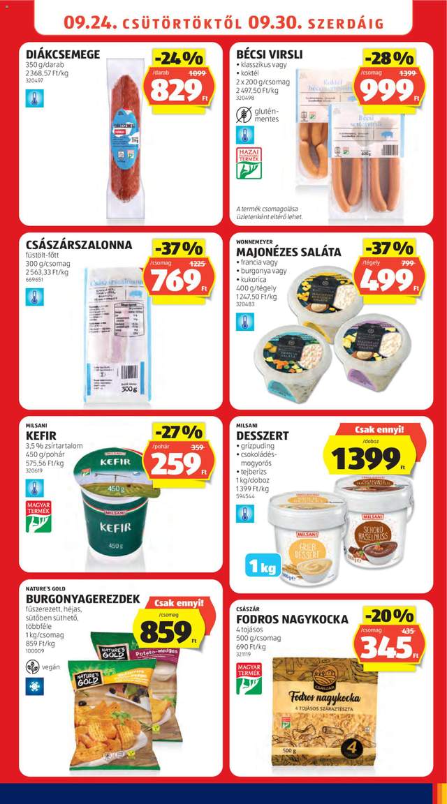 Új Aldi akciós újság 09.24.