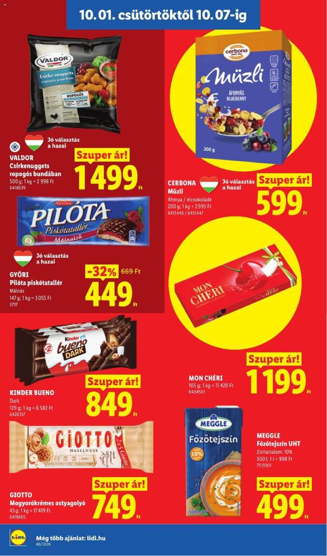 Új Lidl akciós újság 10.01.