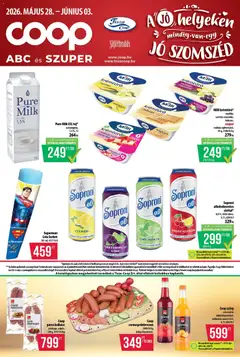 COOP - COOP - Abc & Szuper / Tisza megtekintése, amely érvényes 2026.05.28.-től