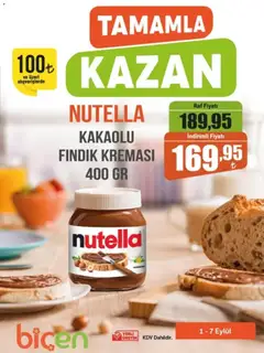 Biçen Market Biçen Market - Tamamla Kazan 01.09.2026 - Broşürünün önizlemesi