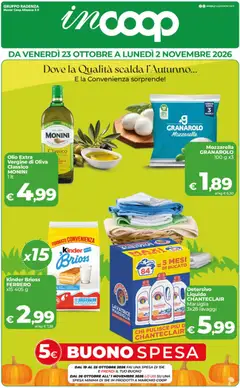 Anteprima dell'opuscolo COOP volantino inCoop Sicilia dal negozio COOP valido da 23/10/2026